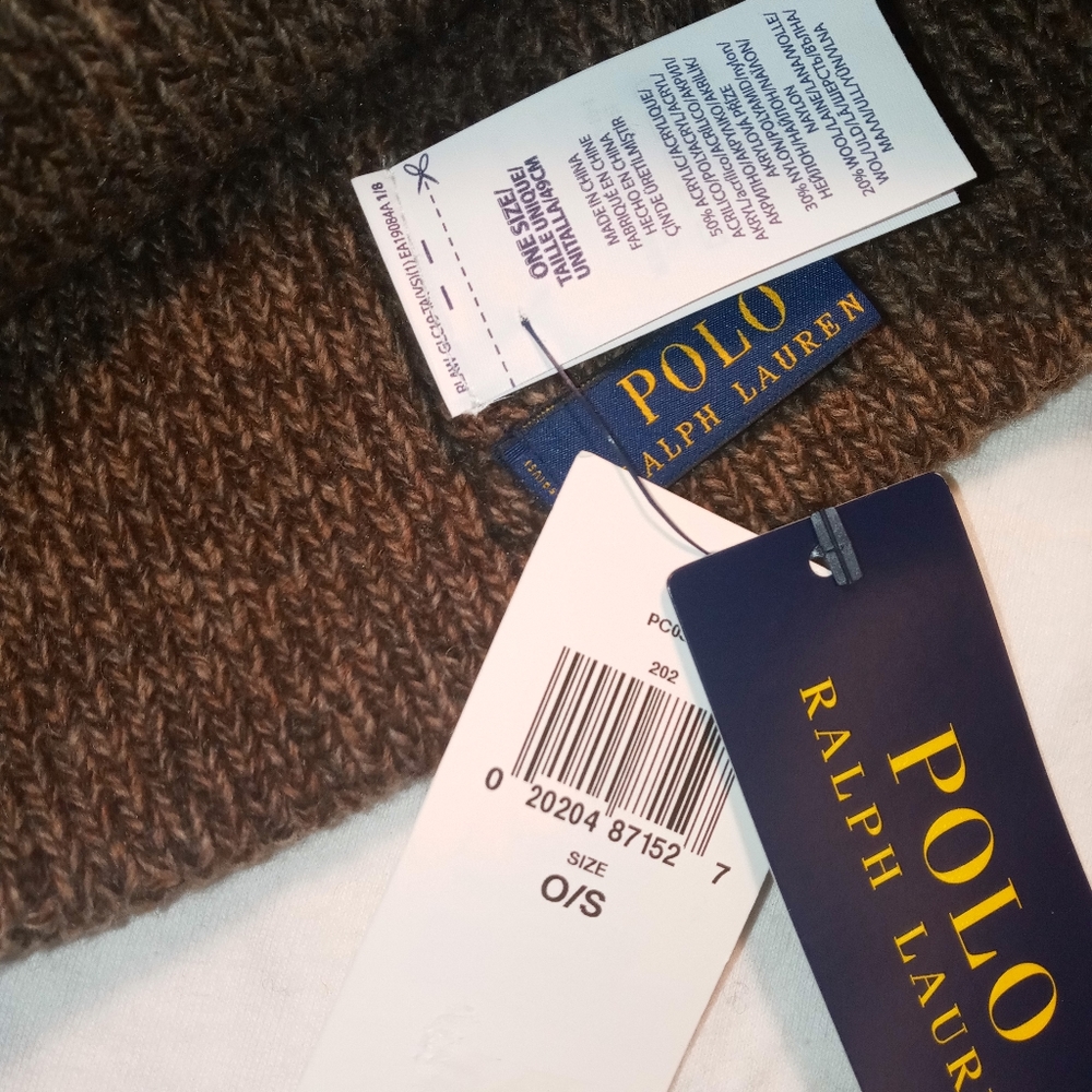 COPY - COPY - Polo bear winter Ralph Lauren ski.  beenie. - Picture 3 of 6